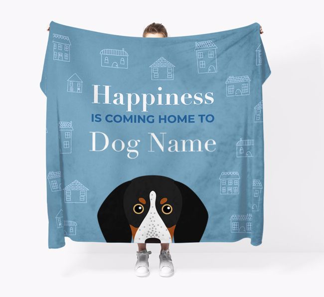 Happiness Is: Personalised {breedFullName} Throw Blanket